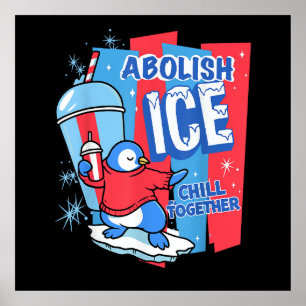 Póster Abolir Hielo