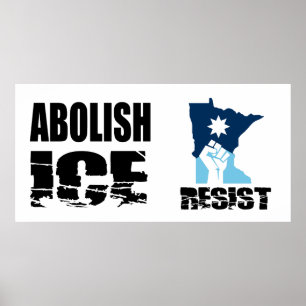 Póster Abolir ICE