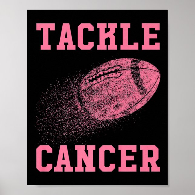 Póster Abordar el fútbol contra el cáncer de mama - Conci (Frente)