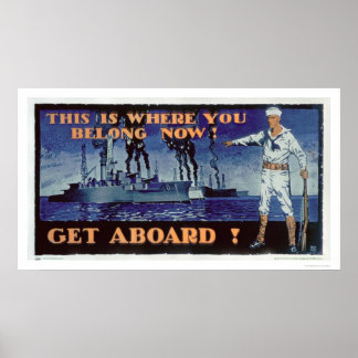 Póster ¡Aborden! (US02156)