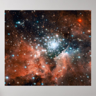 Póster Abra el cúmulo de estrellas NGC 3603