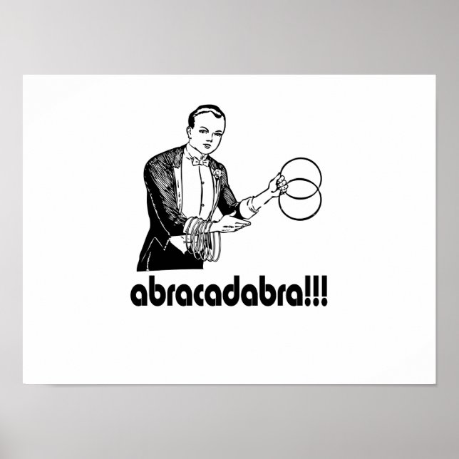 Póster Abracadabra Magician (Frente)