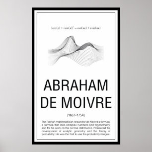 Póster Abraham De Moivre