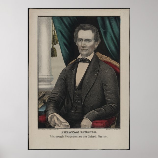 Póster Abraham Lincoln (Frente)