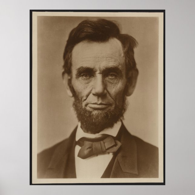 Póster Abraham Lincoln (Frente)