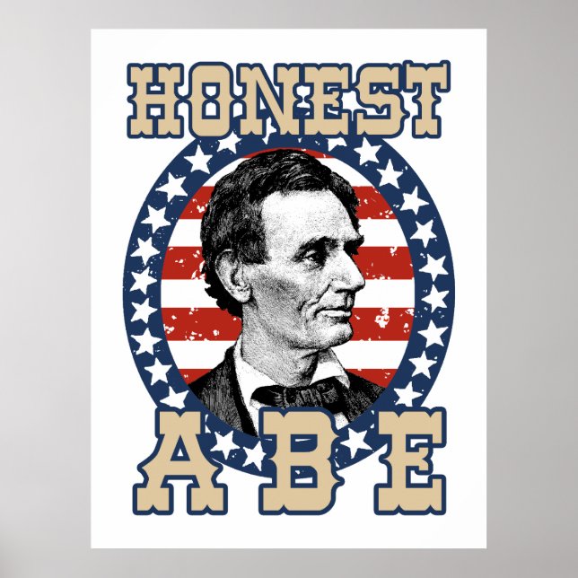 Póster Abraham Lincoln (Frente)
