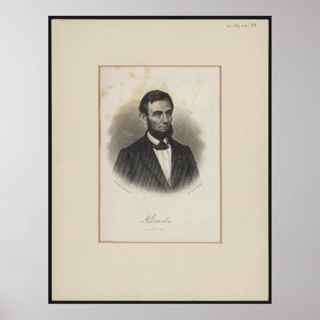 Póster Abraham Lincoln (Frente)
