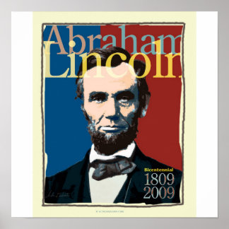 Póster Abraham Lincoln Bicentenario Poster