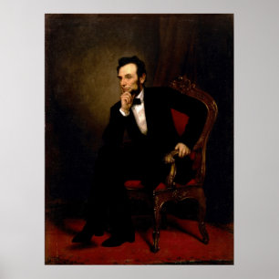 Póster Abraham Lincoln de George Peter Alexander Healy