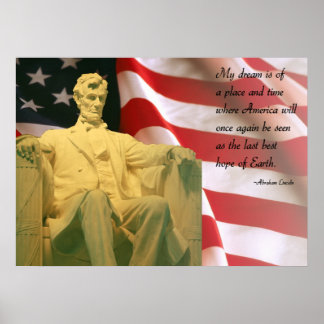 Póster Abraham Lincoln poster