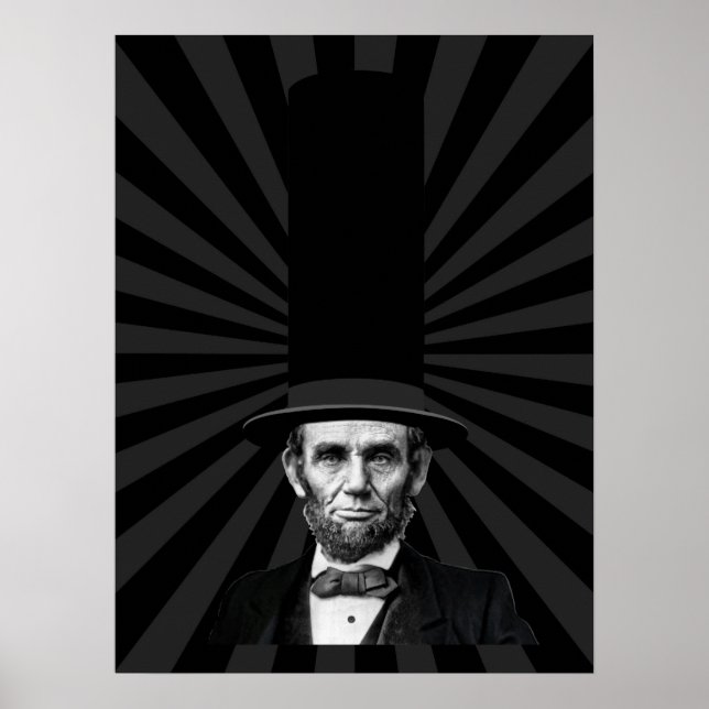 Póster Abraham Lincoln Presidential Fashion Statement (Frente)