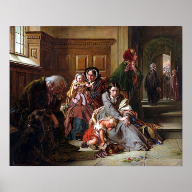 Póster Abraham Solomon esperando el veredicto (Frente)