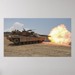 Póster Abrams M1A1