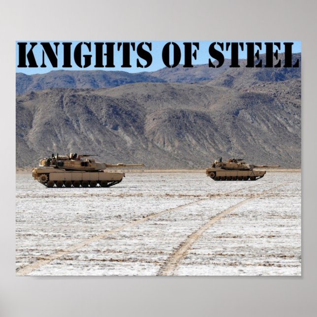 Póster Abrams Tanks (Frente)