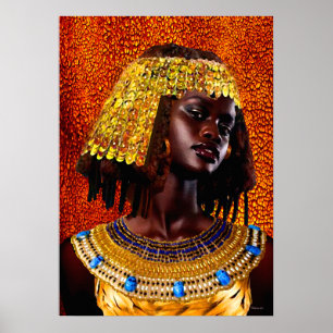 Póster "Abraza a la Majestad de las Reinas Nubianas"