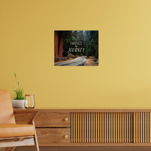 Póster Abraza el cartel de la foto del viaje Bosque de