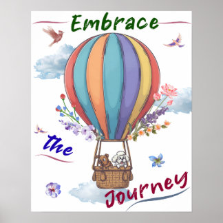 Póster Abraza el Viaje