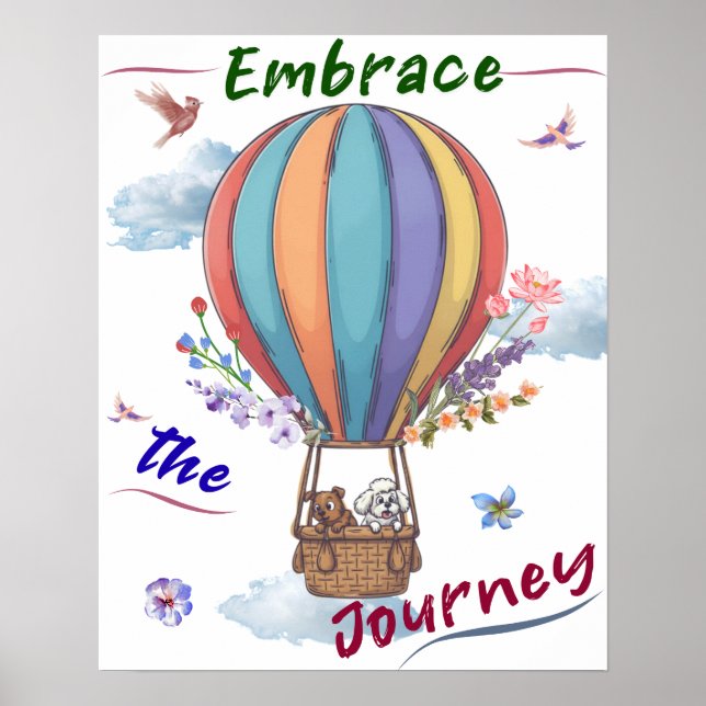 Póster Abraza el Viaje (Frente)