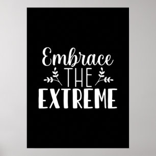 Póster Abraza lo más extremo - Hustle, Gym, Éxito