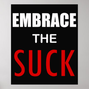 Póster Abrazando al Suck