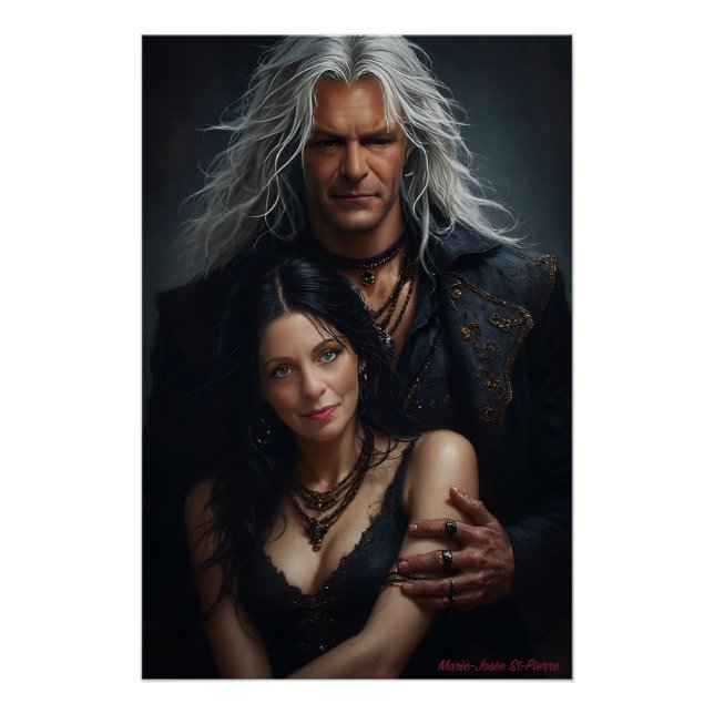 Póster Abrazo Atemporal (Anverso)