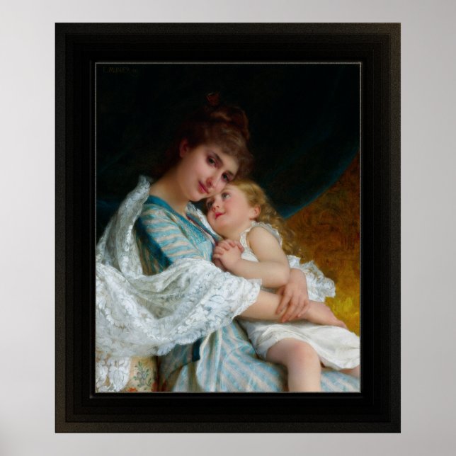 Póster Abrazo de licitación de Emile Munier (Frente)
