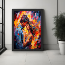 Abrazo Romántico Expresionismo Abstracto