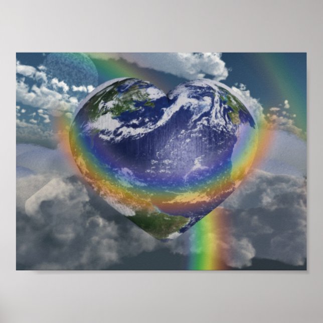 Póster Abrazos de arco iris (Frente)