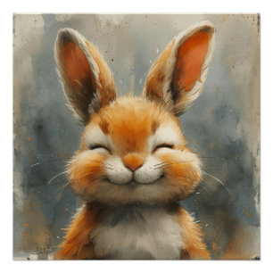 Póster Abrazos de terciopelo: Un poco de fantasía Bunny