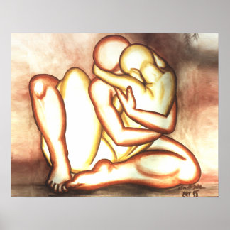 Póster Abrazos Poster Amo Abrazo Imprimir Dibujo Figura