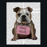 Póster Abrazos sin bulldog<br><div class="desc">Inspiradores y festivos</div>