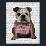 Póster Abrazos sin bulldog<br><div class="desc">Inspiradores y festivos</div>