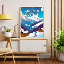 Póster Abriès-en-Queyras : Refuge d'Hiver, Authenticité 