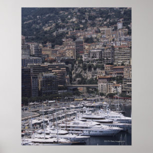 Póster Abrigúese, visión vertical, Monte Carlo, francés