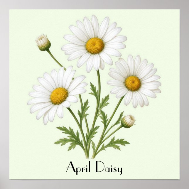 Póster Abril Daisy Flores (Frente)