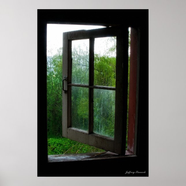 Póster Abrir ventana (Frente)