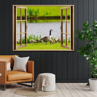 Póster Abrir ventana mamá Goose