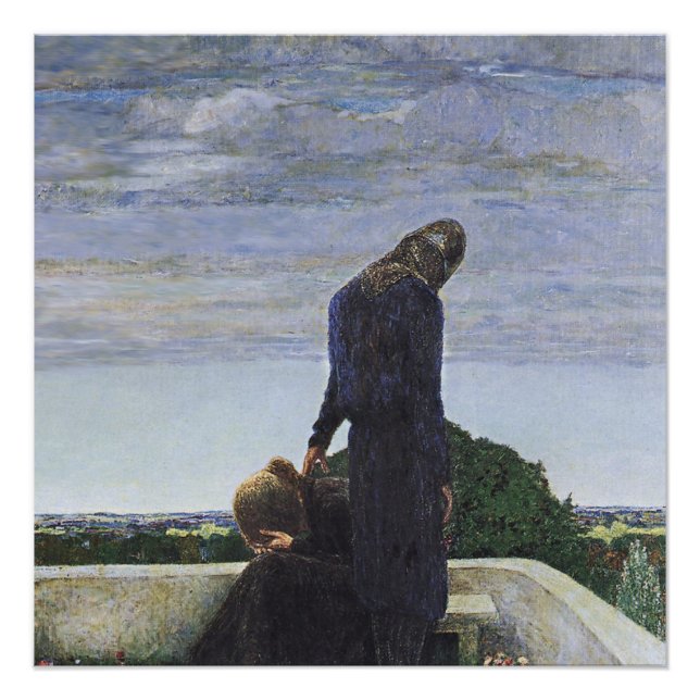 Póster “Abschied” (Despedida) de Heinrich Vogeler (Anverso)