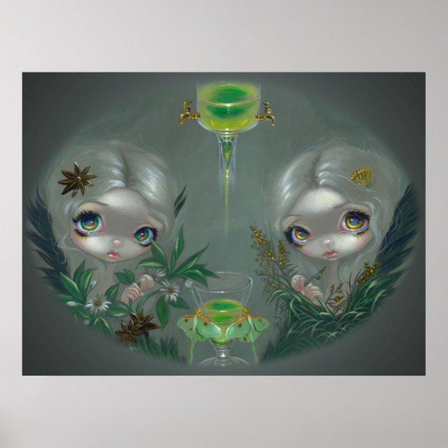 Póster Absinthe : Anise y Artemisia ART PRINT hada (Frente)