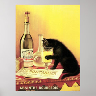Póster Absinthe Bourgeois
