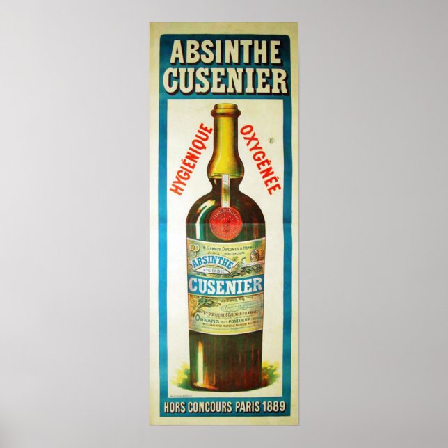 Póster ABSINTHE CUSENIER Poster (Frente)