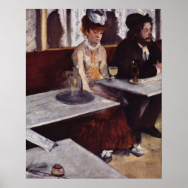 Póster Absinthe - Edgar Degas - c1876