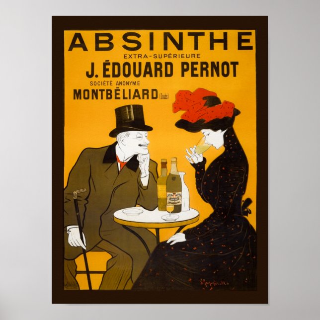 Póster Absinthe Extra-Superieure J. Edouard Pernot - 1901 (Frente)