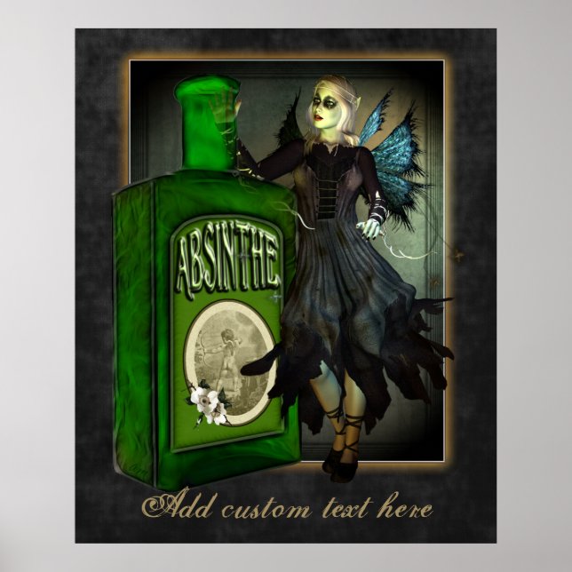 Póster Absinthe Faerie Personalizado Poster (Frente)