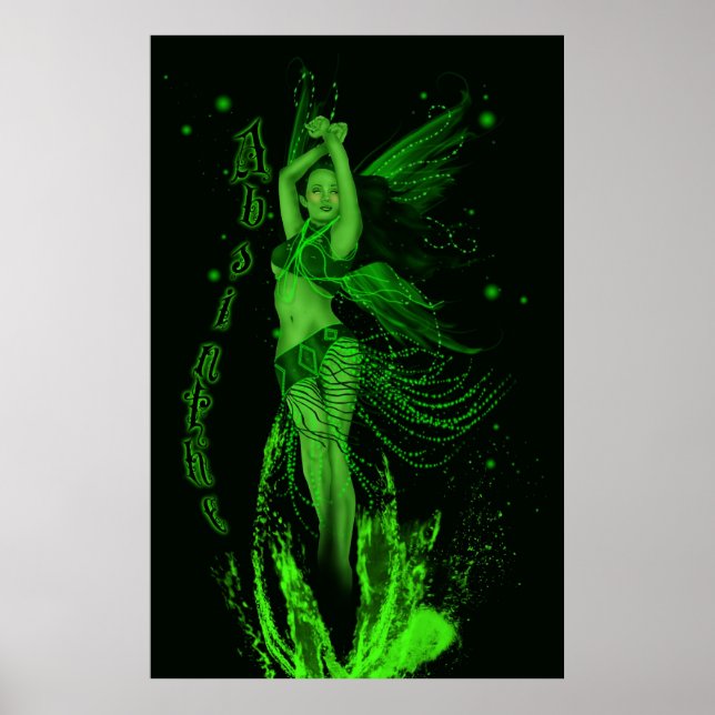 Póster absinthe fairy poster (Frente)
