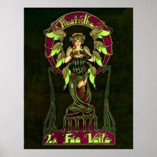 Póster Absinthe Fairy Poster