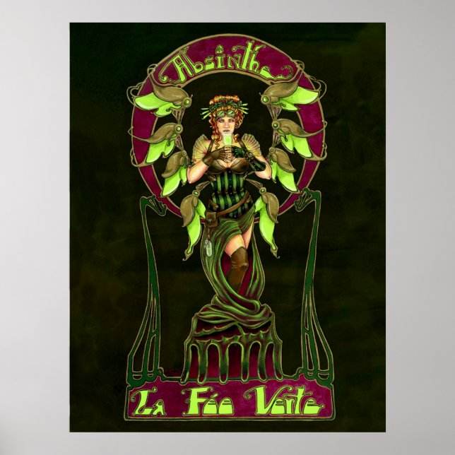 Póster Absinthe Fairy Poster (Frente)