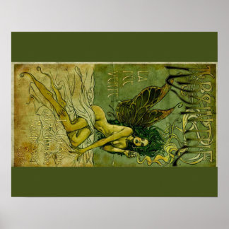 Póster Absinthe Green Fairie