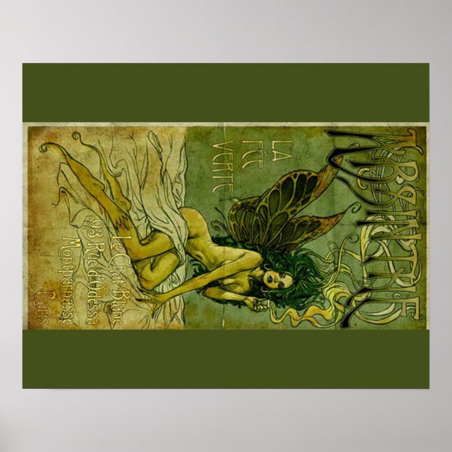 Póster Absinthe Green Fairie (Frente)