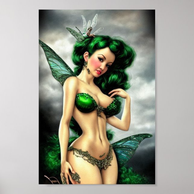 Póster Absinthe Green Fairy (Frente)